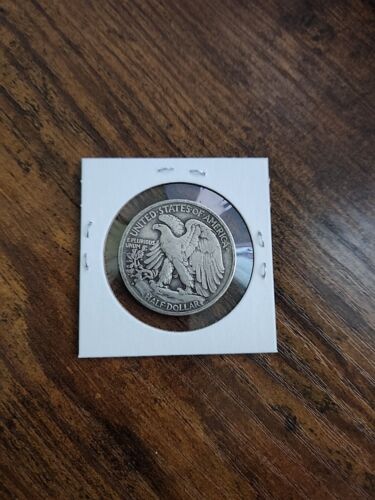 1936-D Walking Liberty Half, VG, .900 Silver