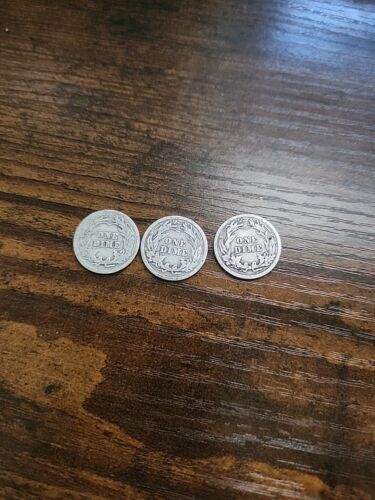 1912 Barber Dime, VG, .900 Silver (ONE COIN ONLY!)