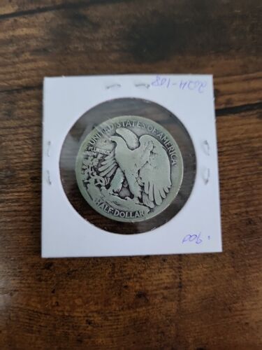 1920-D Walking Liberty Half, G, .900 Silver