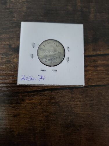 1942 Canada 5 Cents, George V, Nickel, XF