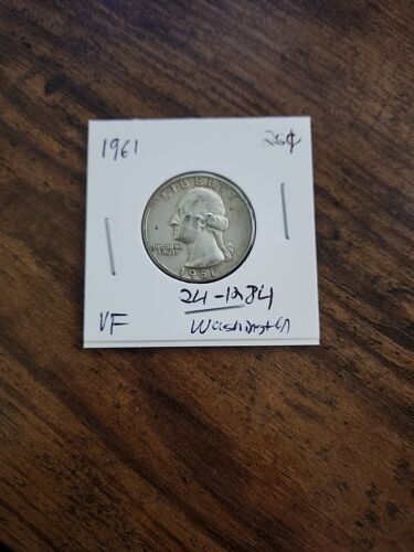 1961 Washington Quarter, VF, .900 Silver