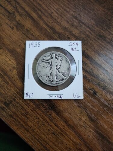 1935 Walking Liberty Half, VG, .900 Silver