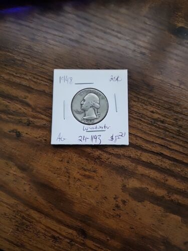 1948 Washington Quarter, AG, .900 Silver