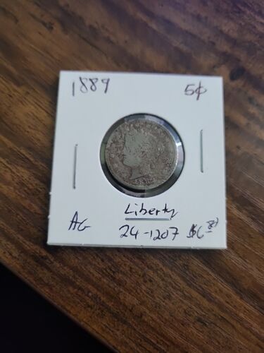 1889 Liberty Nickel, AG