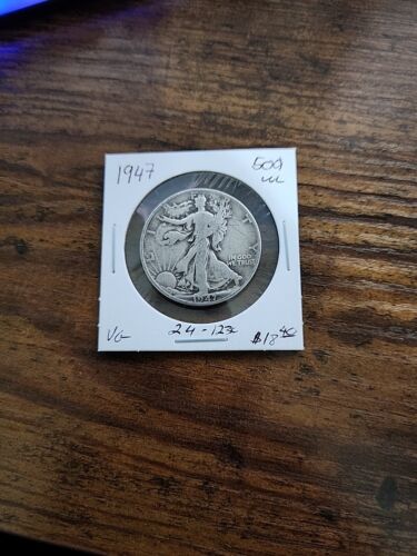 1947 Walking Liberty Half, VG, .900 Silver