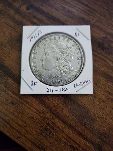 1921-D Morgan Dollar, XF, .900 Silver