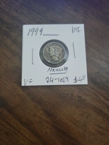 1944 Mercury Dime, VF, .900