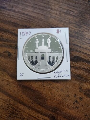 1984-S Olympic Silver Dollar, PF, .900 Silver