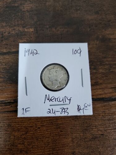 1942 Mercury Dime, XF, .900 Silver