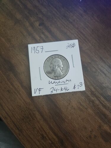 1957 Washington Quarter, VF, .900 Silver