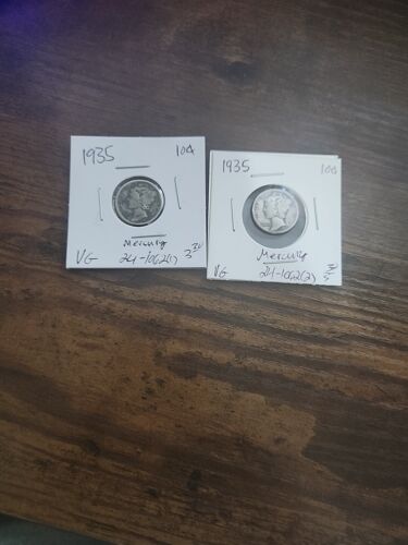 1935 Mercury Dime, VG, .900 (ONE COIN ONLY!)