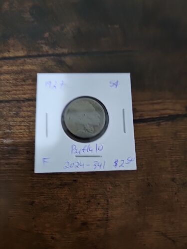 1927 Buffalo Nickel, F