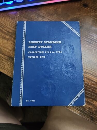 Classic Whitman Album #9021, Liberty Standing Half Dollars, Vol 1, 1916-1936